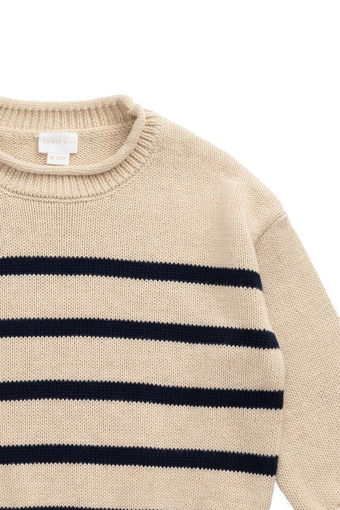 Jackson Knitted Jumper - Jackson Stripe Childrens Jumper from Jamie Kay NZ