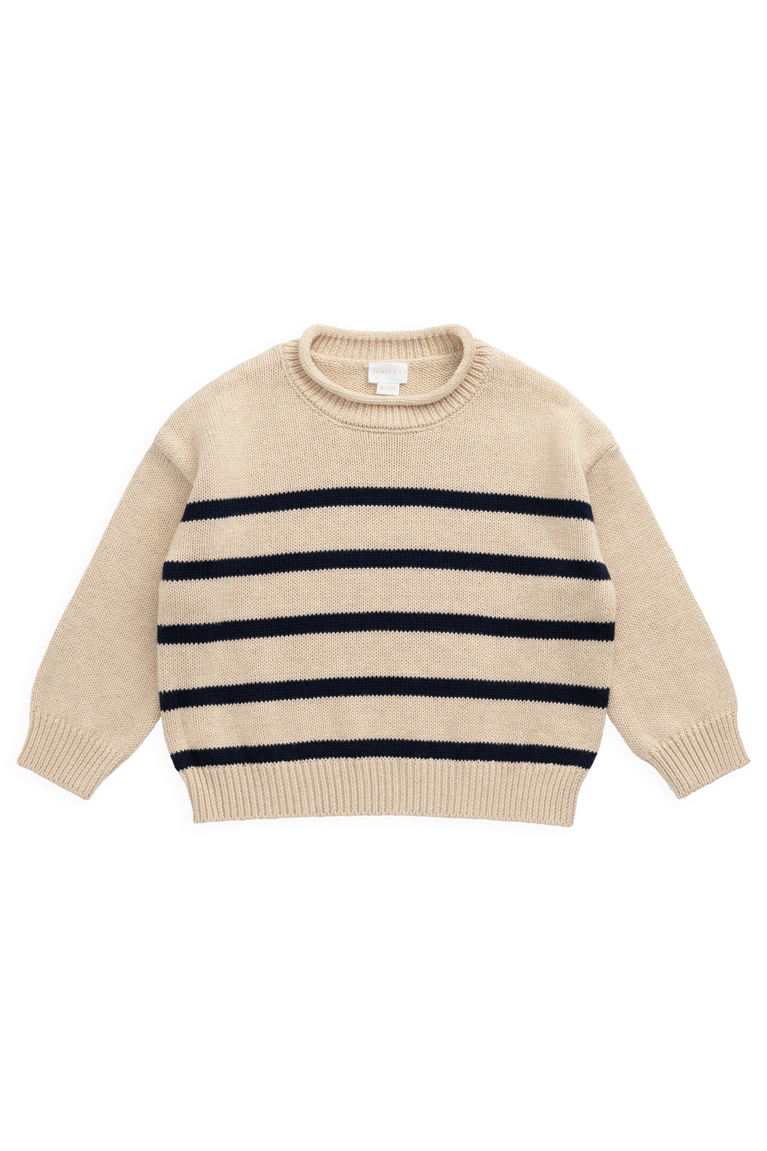 Jackson Knitted Jumper - Jackson Stripe Childrens Jumper from Jamie Kay NZ