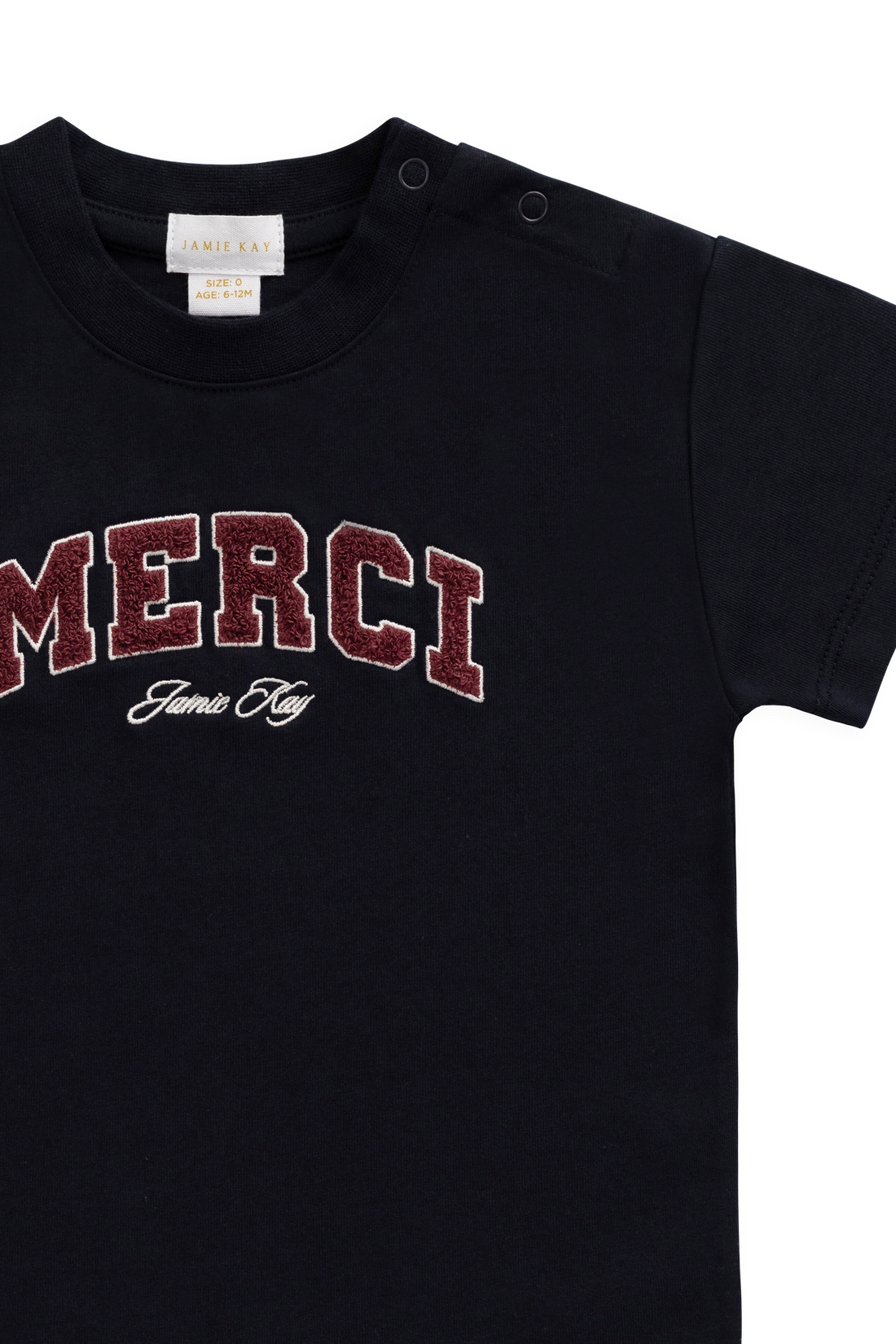 Organic Cotton Bjorn Tee - Maritime Merci Childrens Top from Jamie Kay NZ