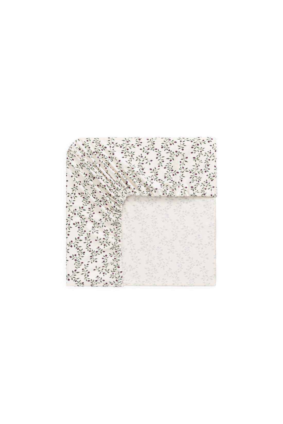 Organic Cotton Cot Sheet - Mulberries Childrens Bedding from Jamie Kay NZ