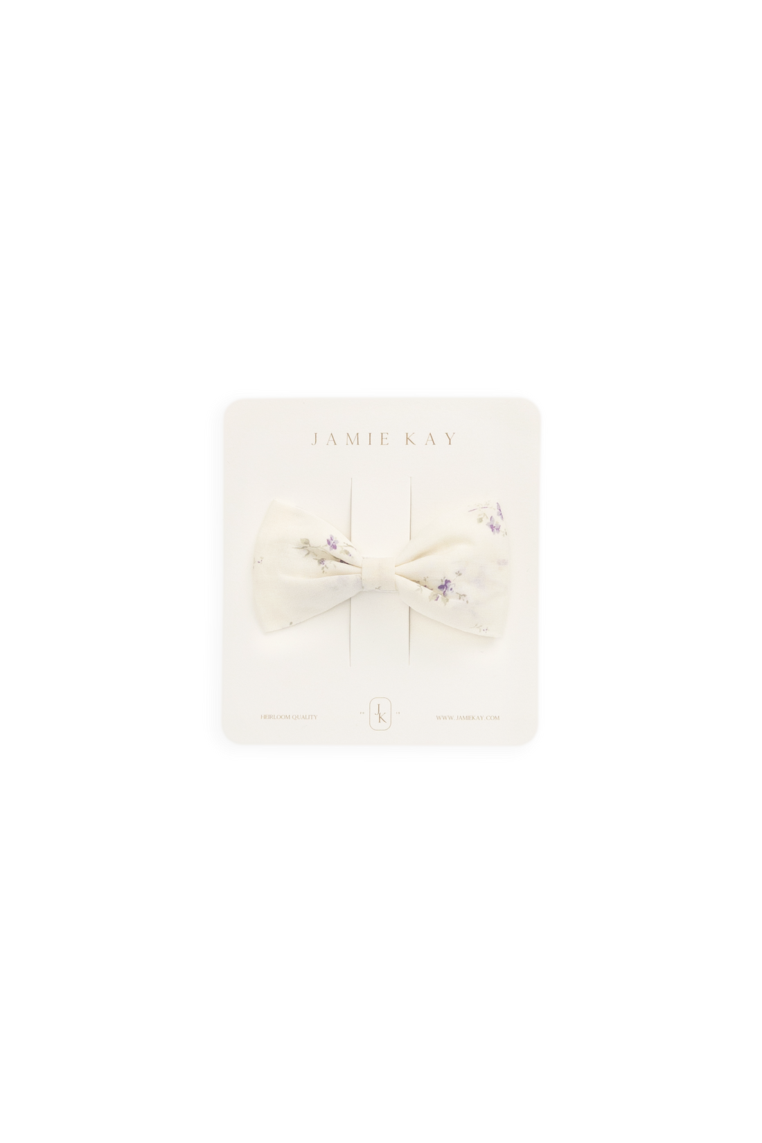 Organic Cotton Desiree Bow - Jade Floral Childrens Bow from Jamie Kay NZ