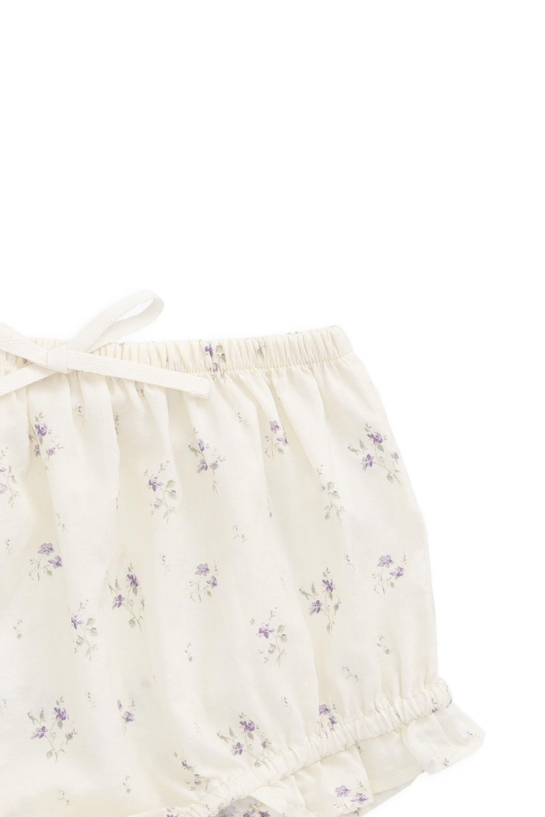 Organic Cotton Frill Bloomer - Jade Floral Childrens Bloomer from Jamie Kay NZ