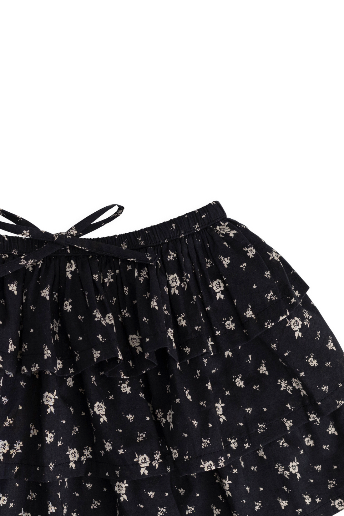 Organic Cotton Mariette Skirt - Huguette Graphite Childrens Skirt from Jamie Kay NZ