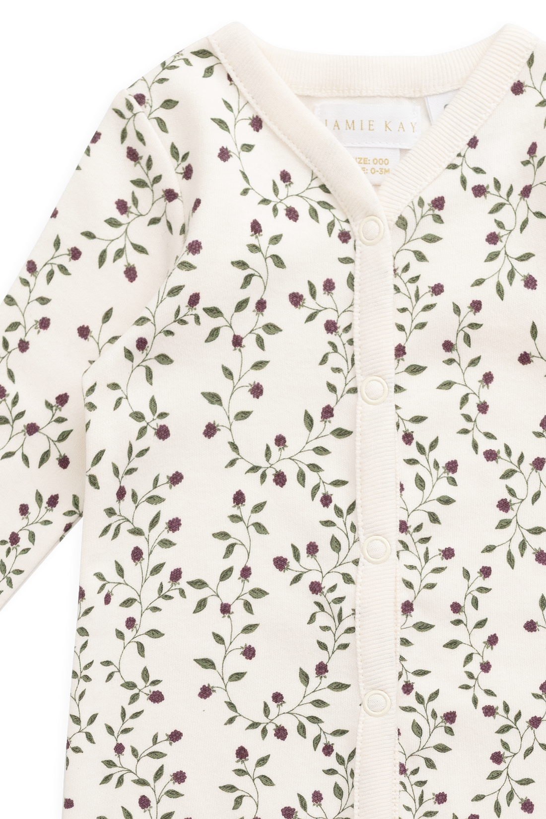 Organic Cotton Murphy Onepiece - Mulberries Childrens Onepiece from Jamie Kay NZ