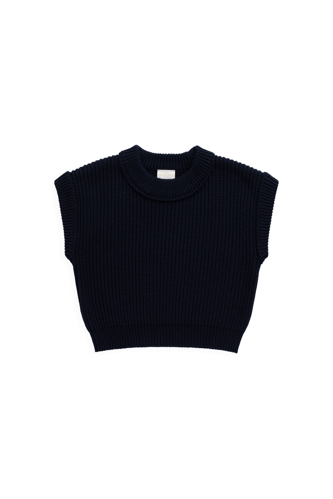 Virgil Knit Vest - Navy Childrens Vest from Jamie Kay NZ