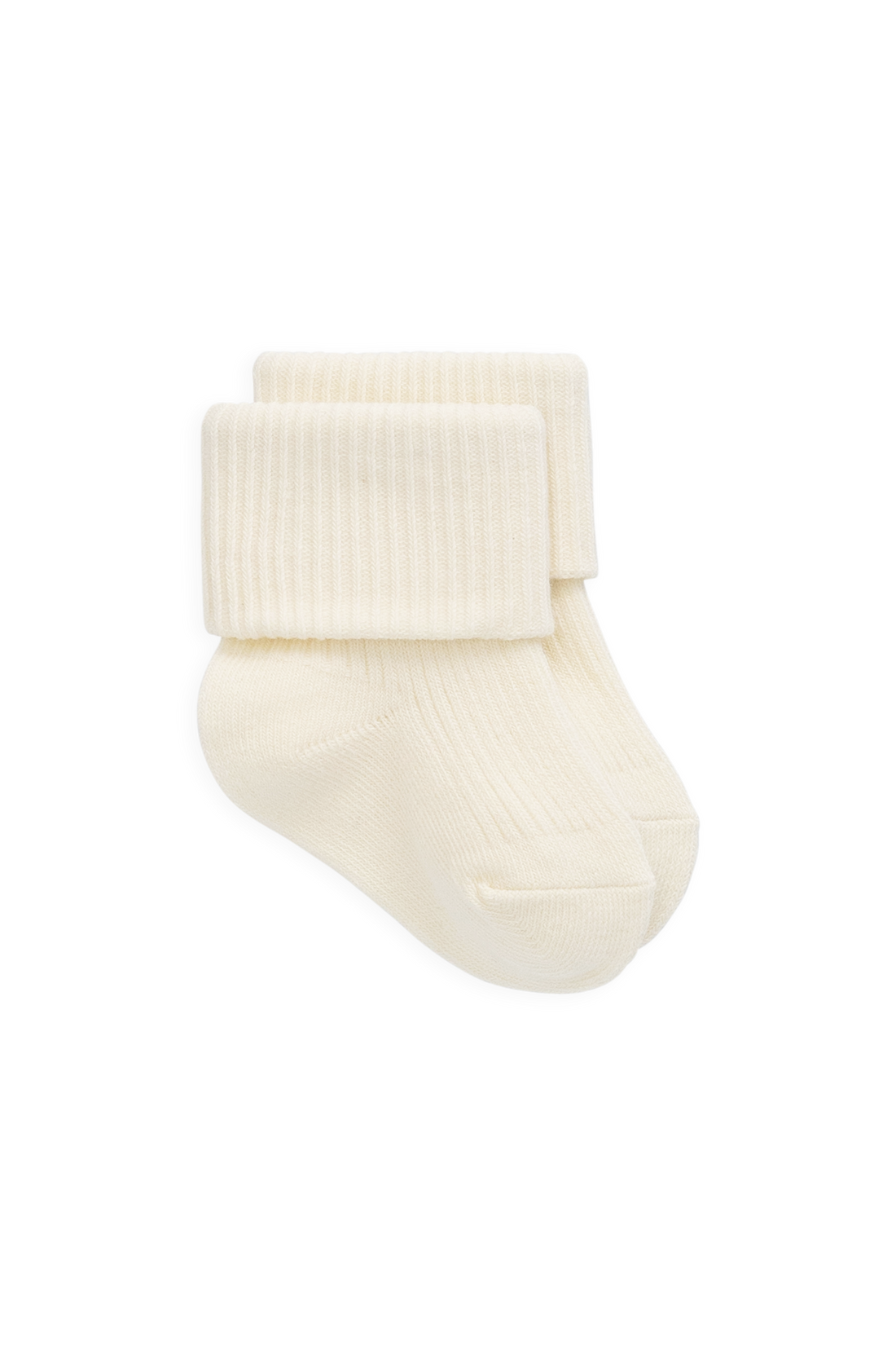 Classic Rib Sock - Cloud Childrens Socks from Jamie Kay NZ