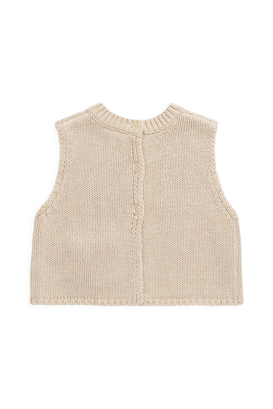 Drew Knit Vest - Vintage Linen Childrens Vest from Jamie Kay NZ