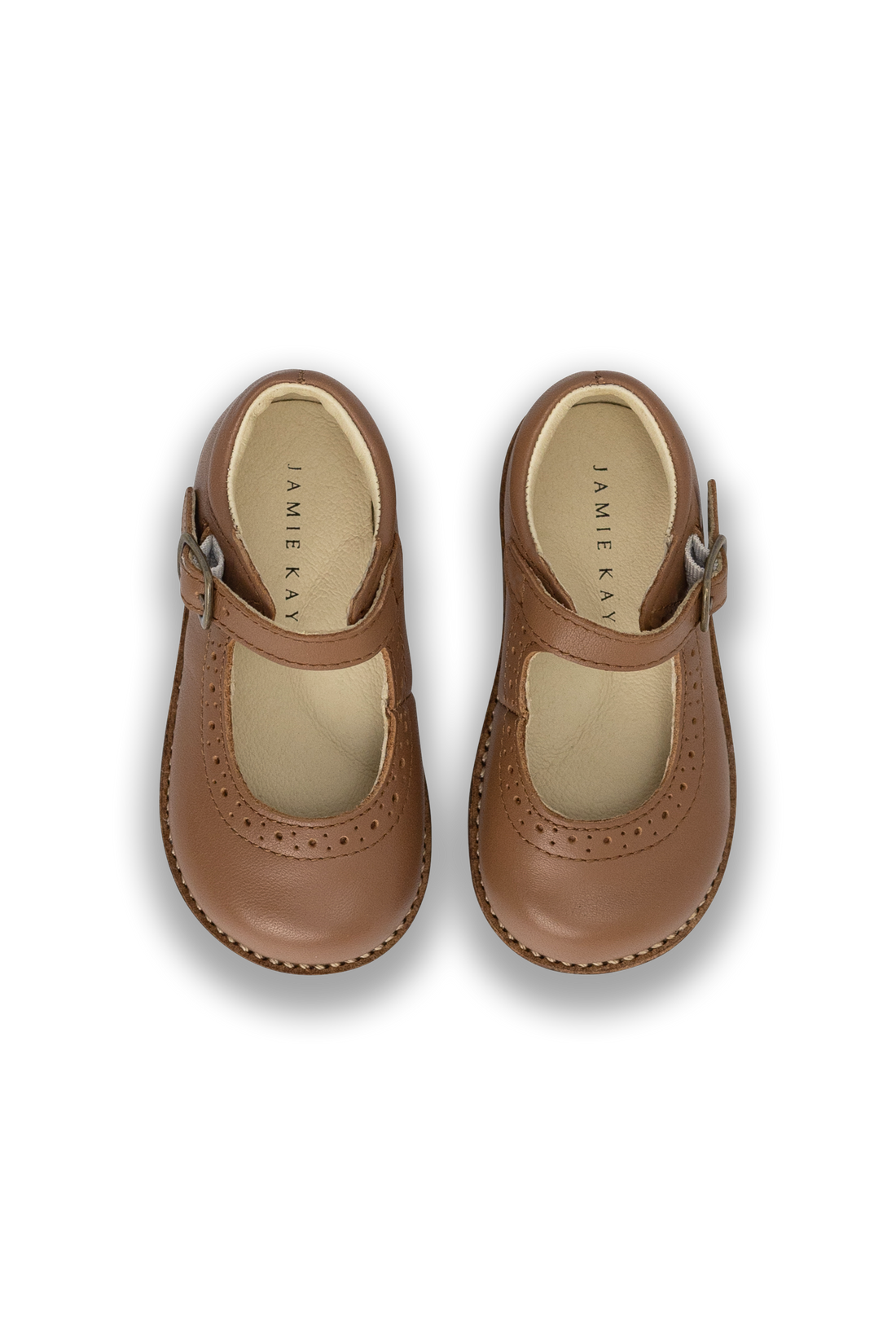 Eliane Flat - Tan Childrens Footwear from Jamie Kay NZ