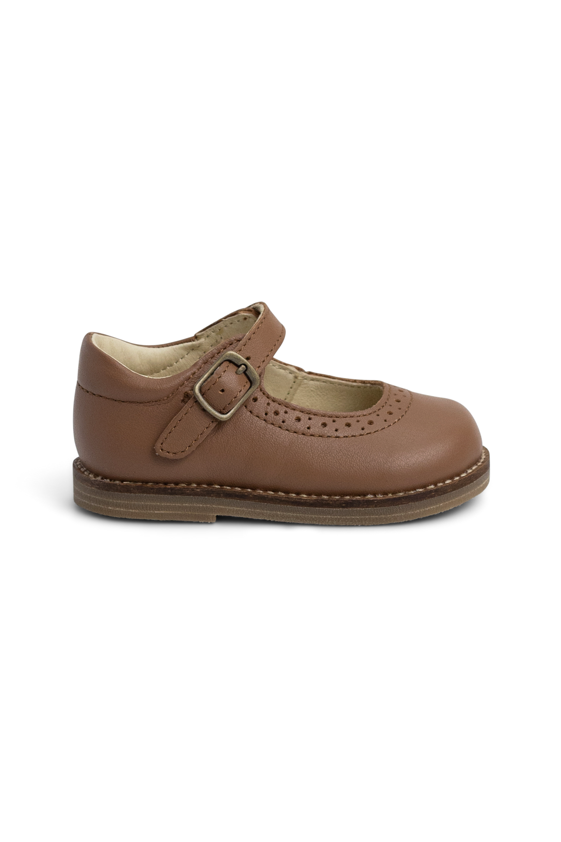 Eliane Flat - Tan Childrens Footwear from Jamie Kay NZ