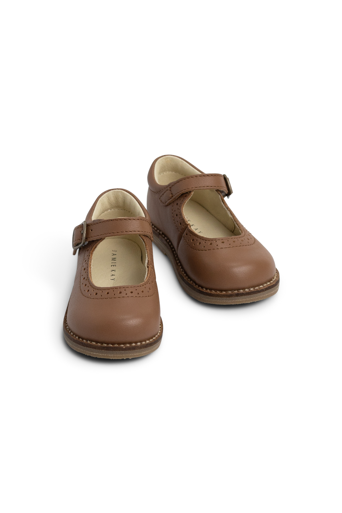 Eliane Flat - Tan Childrens Footwear from Jamie Kay NZ