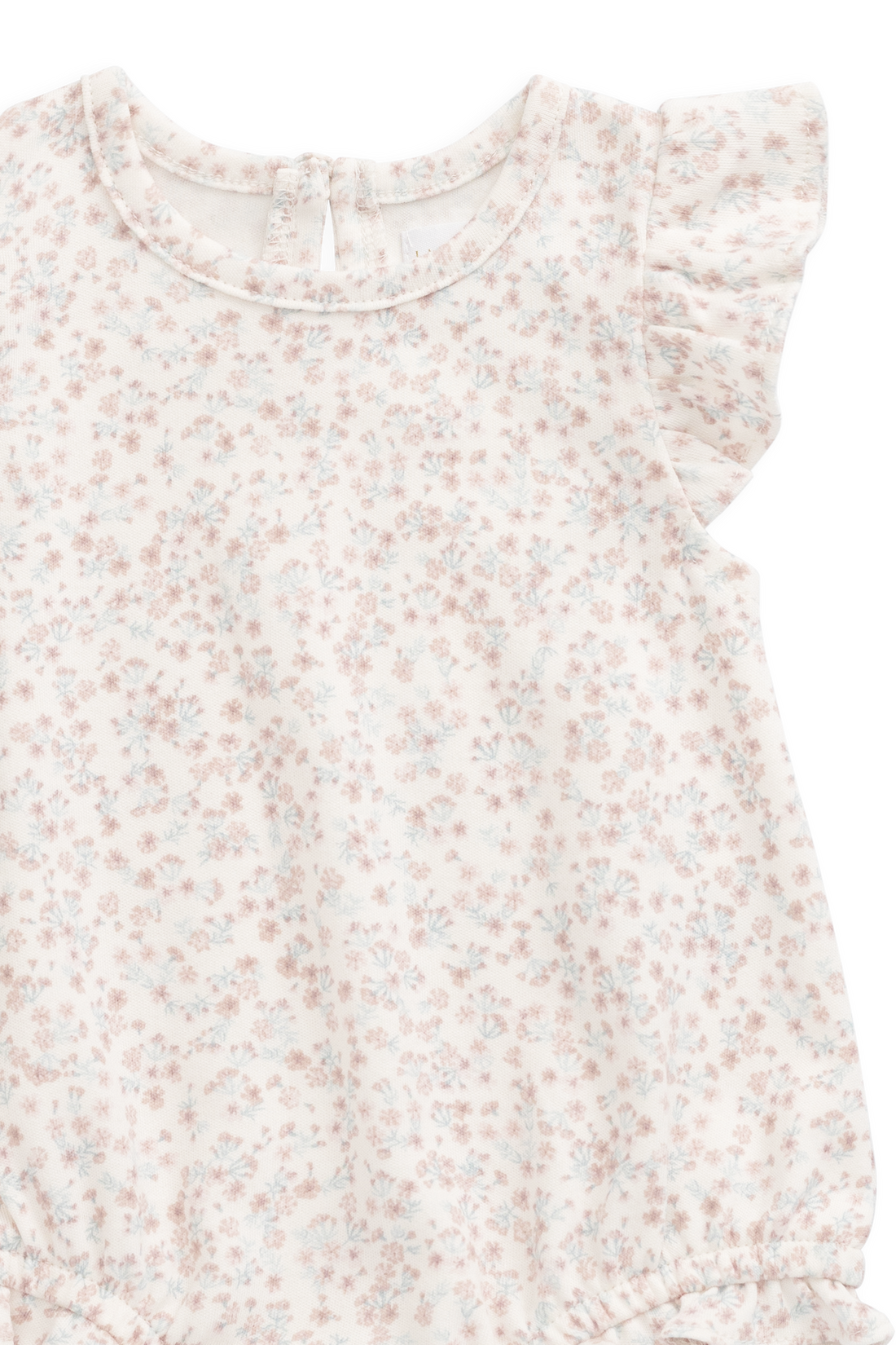 Organic Cotton Adrienne Playsuit - Posy Milk Childrens Playsuit from Jamie Kay NZ