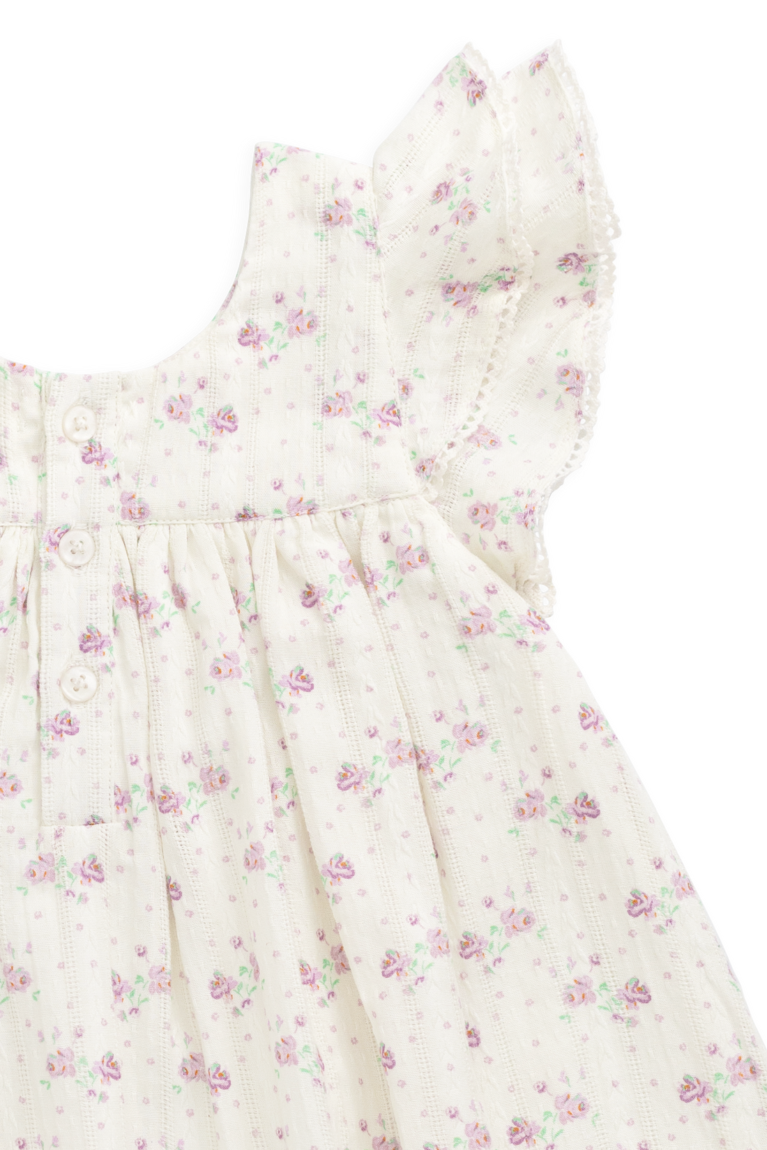 Organic Cotton Caroline Dress - Molly Lilac Childrens Dress from Jamie Kay NZ