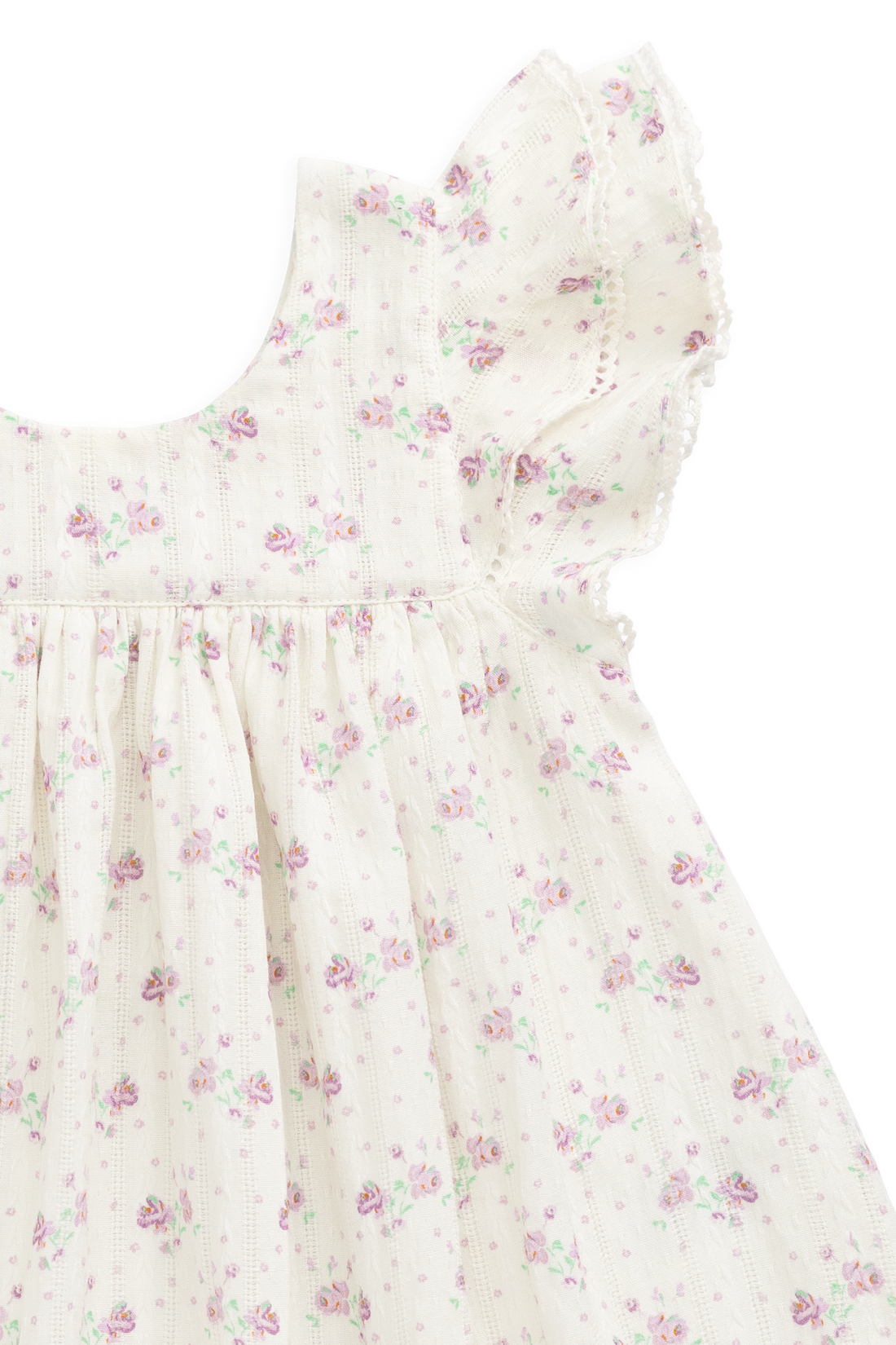 Organic Cotton Caroline Dress - Molly Lilac Childrens Dress from Jamie Kay NZ