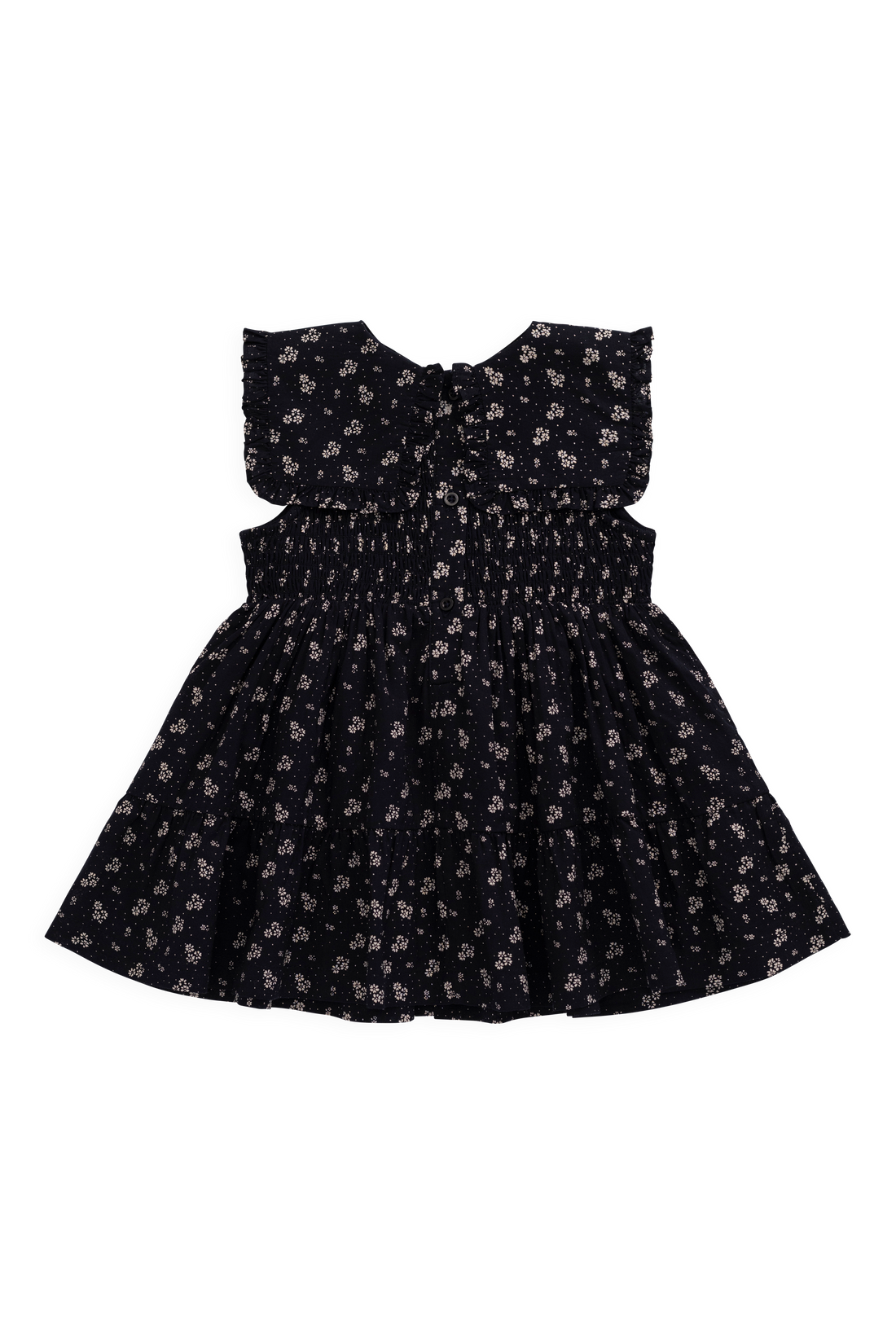 Organic Cotton Christabel Dress - Maisie Navy Childrens Dress from Jamie Kay NZ