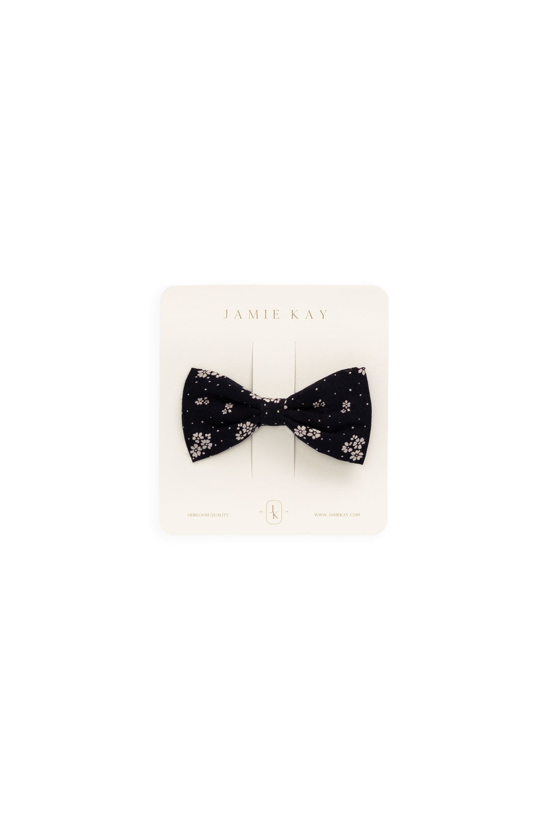 Organic Cotton Desiree Bow - Maisie Navy Childrens Bow from Jamie Kay NZ