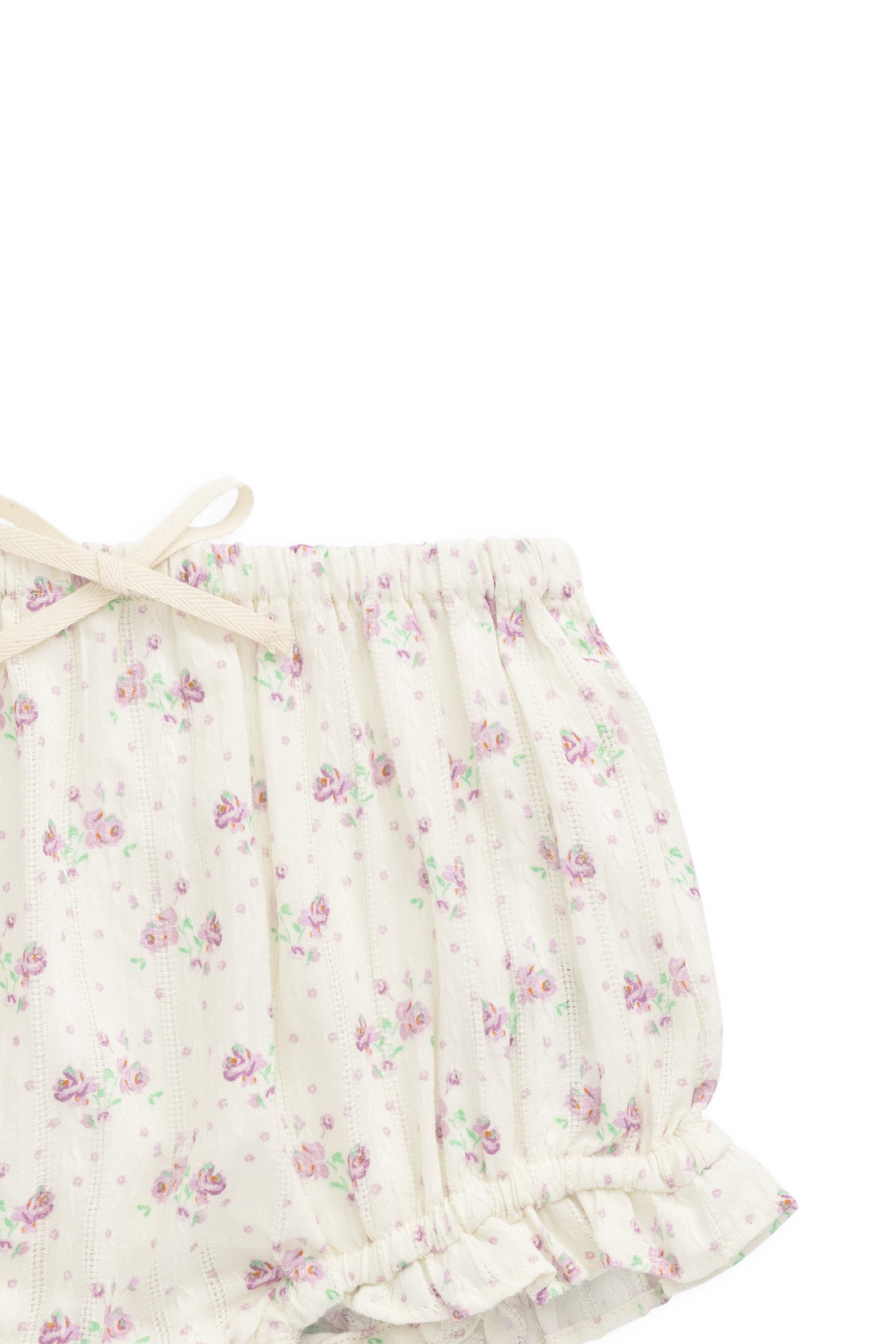 Organic Cotton Frill Bloomer - Molly Lilac Childrens Bloomer from Jamie Kay NZ