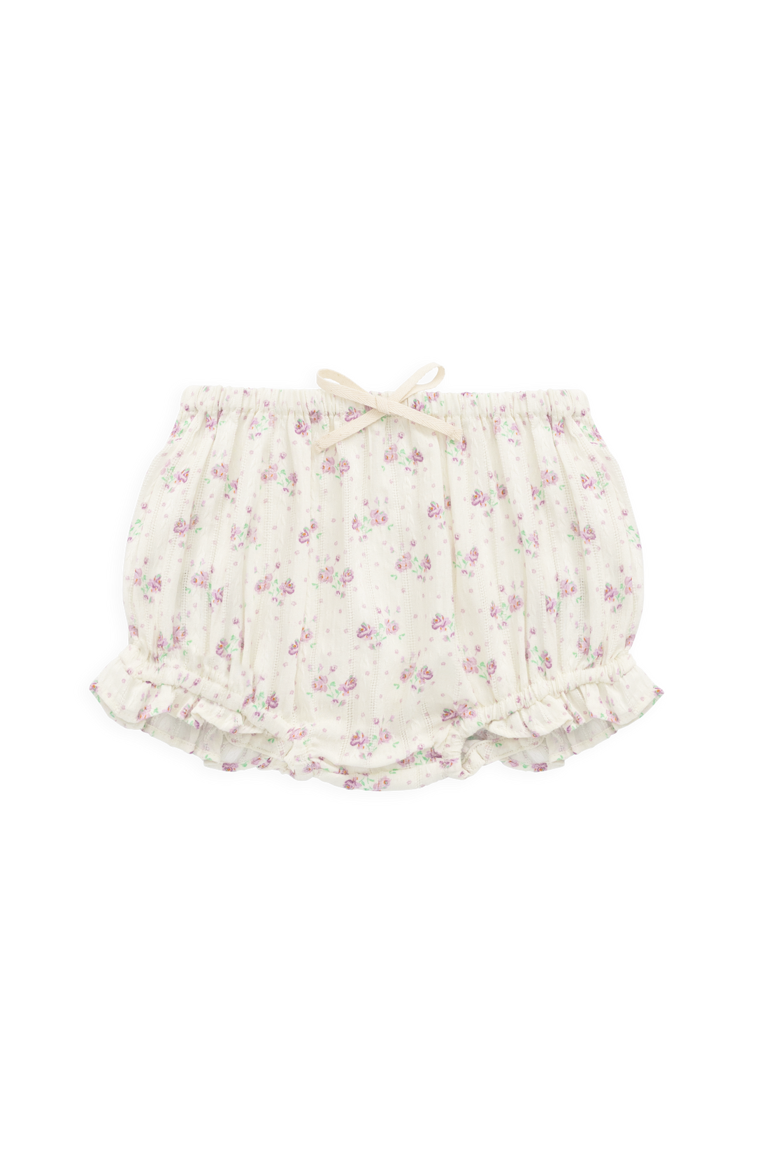 Organic Cotton Frill Bloomer - Molly Lilac Childrens Bloomer from Jamie Kay NZ
