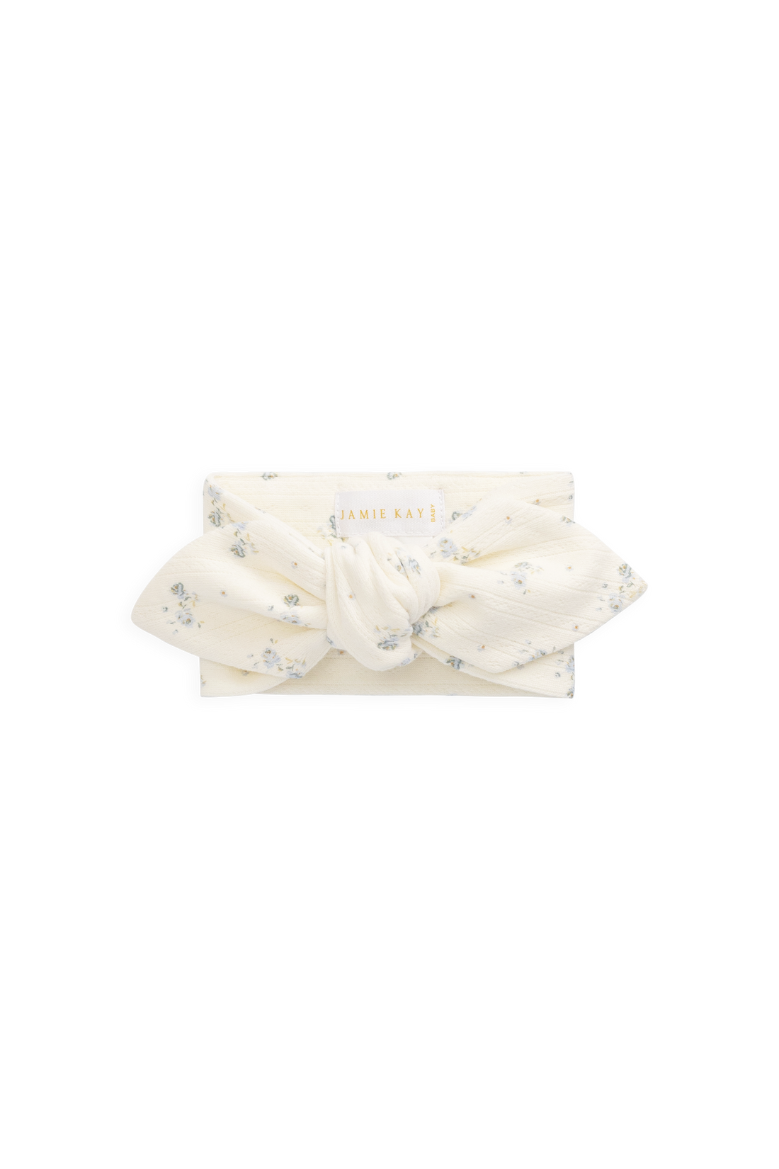 Organic Cotton Pointelle Headband - Molly Blue Childrens Headband from Jamie Kay NZ