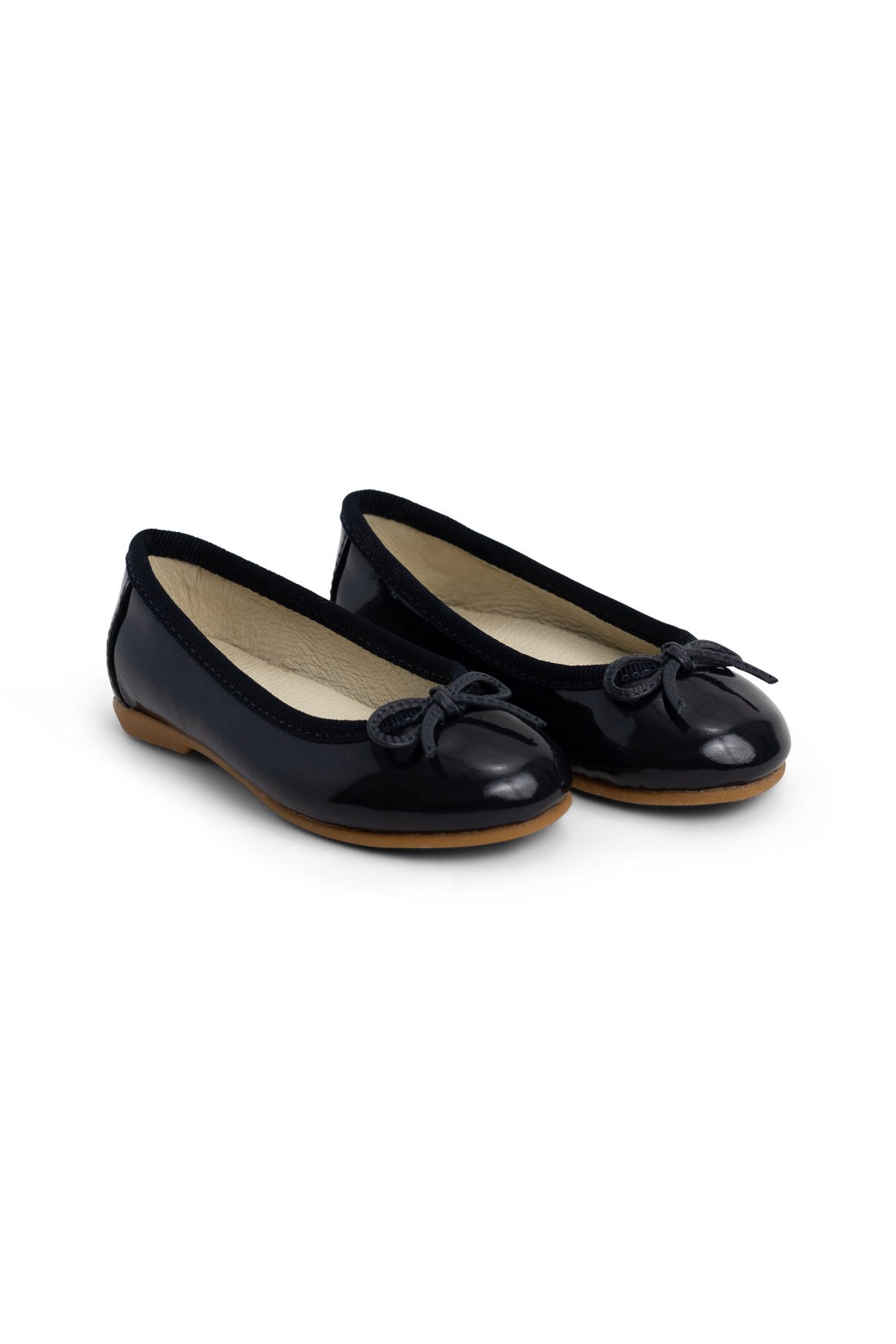 Zuri Ballet Flat - Patent Navy Childrens Footwear from Jamie Kay NZ