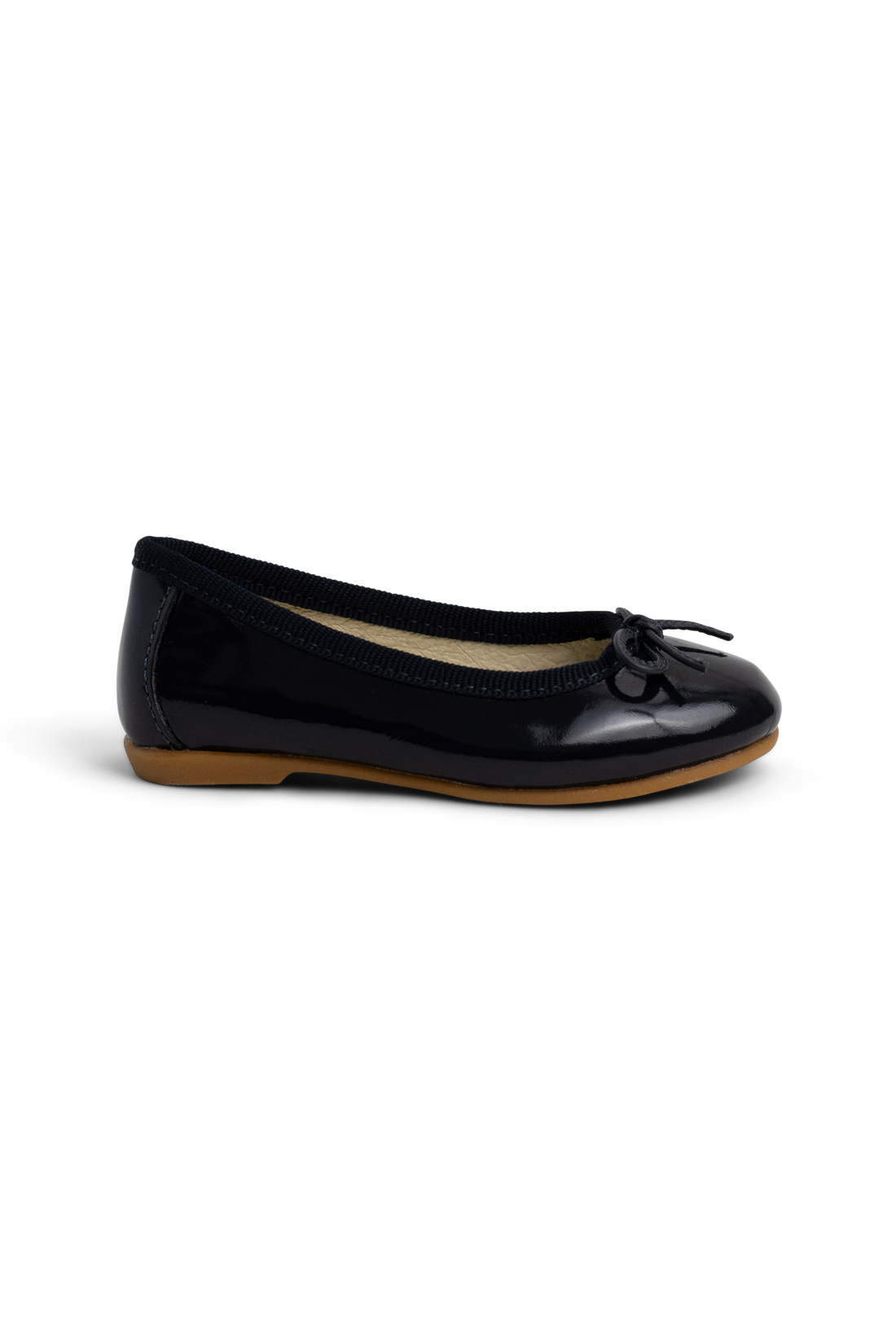 Zuri Ballet Flat - Patent Navy Childrens Footwear from Jamie Kay NZ