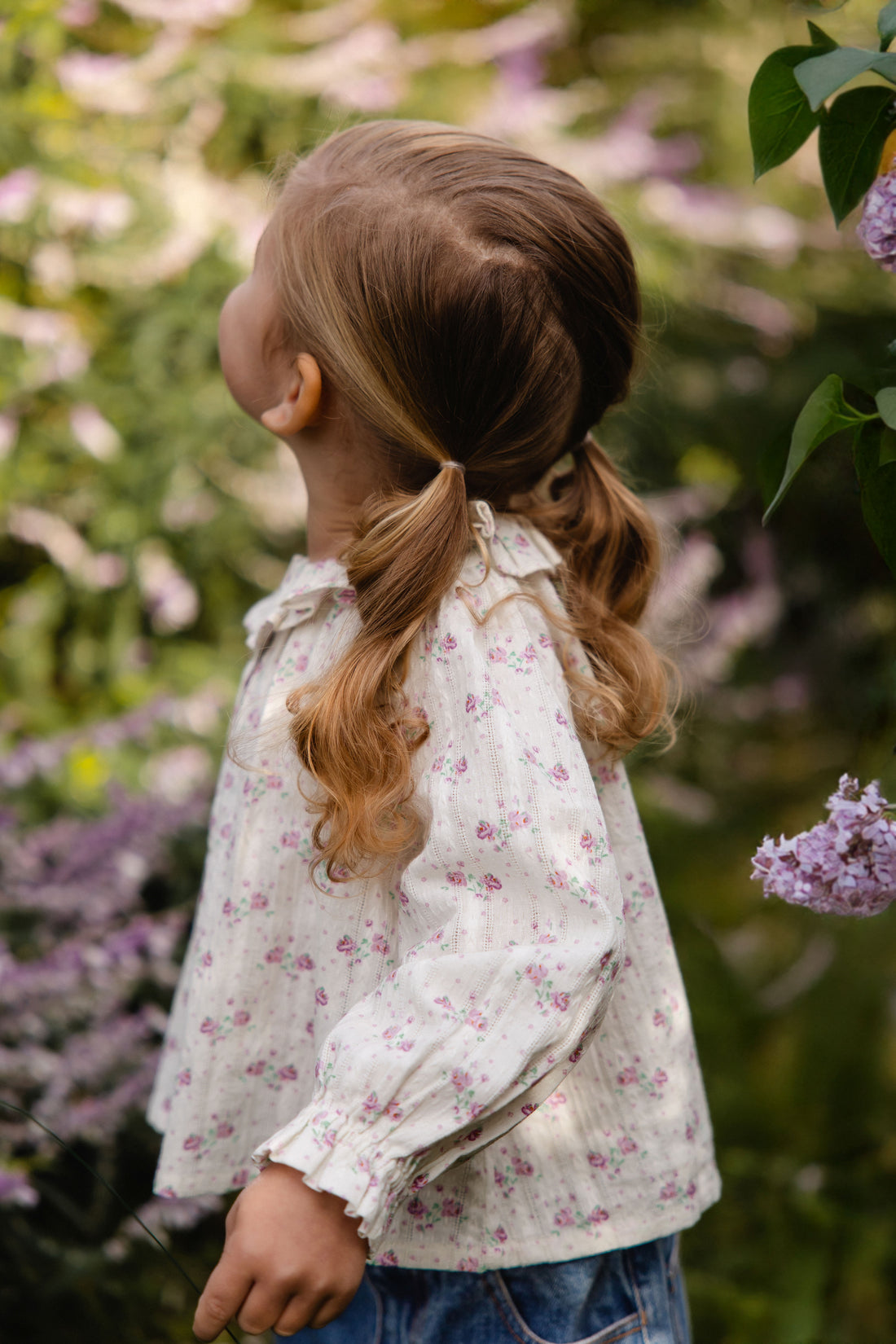 Organic Cotton Beatrice Top - Molly Lilac Childrens Top from Jamie Kay NZ