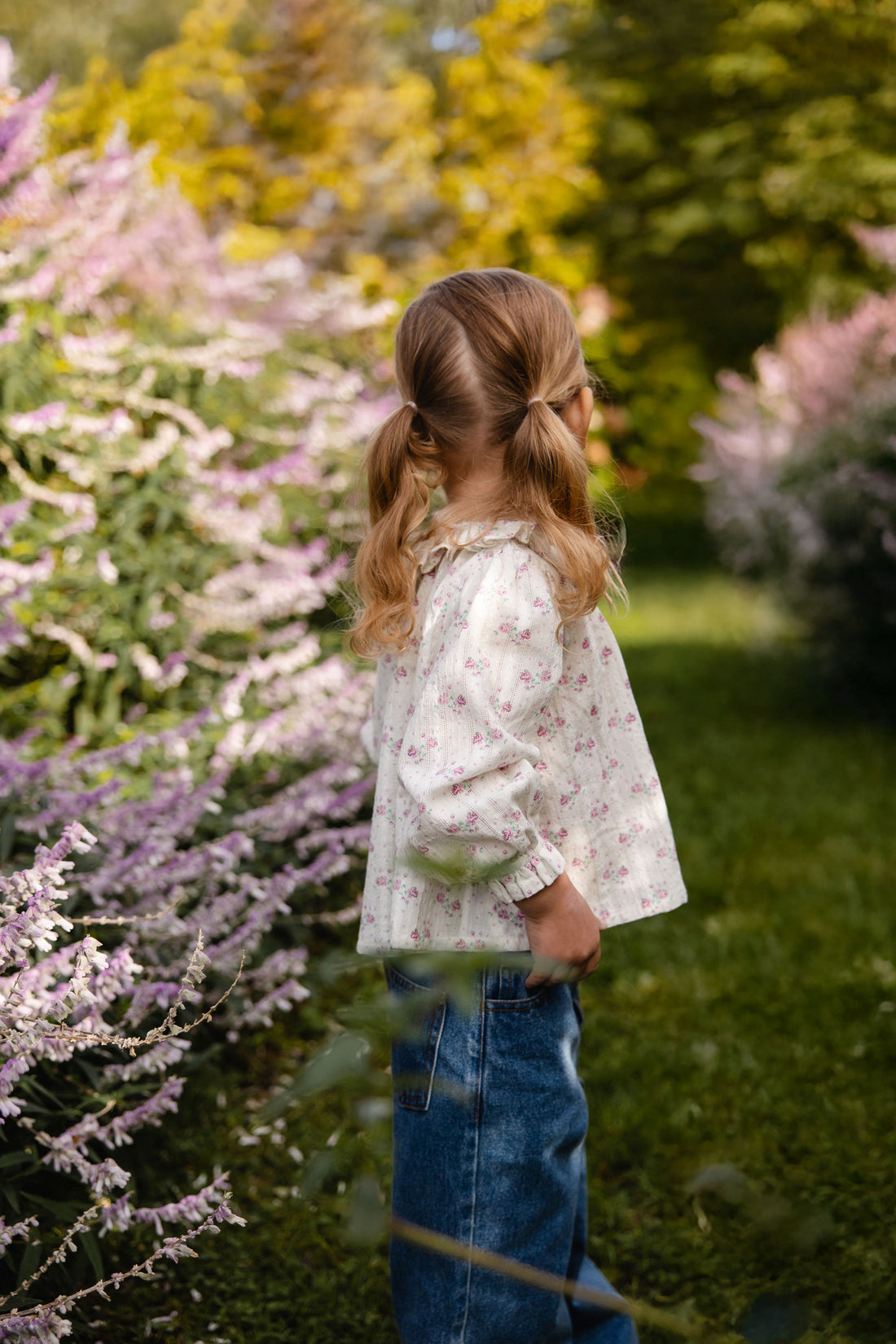 Organic Cotton Beatrice Top - Molly Lilac Childrens Top from Jamie Kay NZ