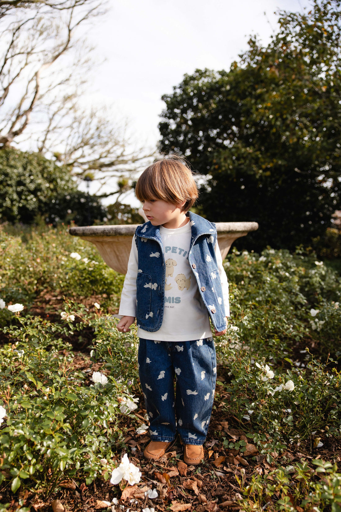 Sutton Denim Vest - Finnegan Denim Childrens Vest from Jamie Kay NZ