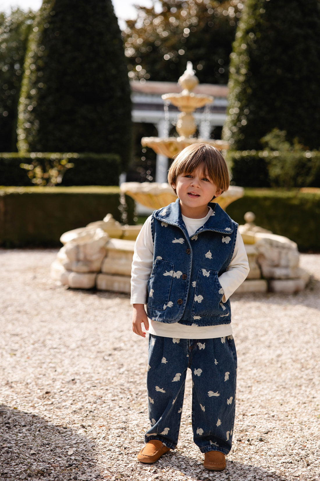 Sutton Denim Vest - Finnegan Denim Childrens Vest from Jamie Kay NZ
