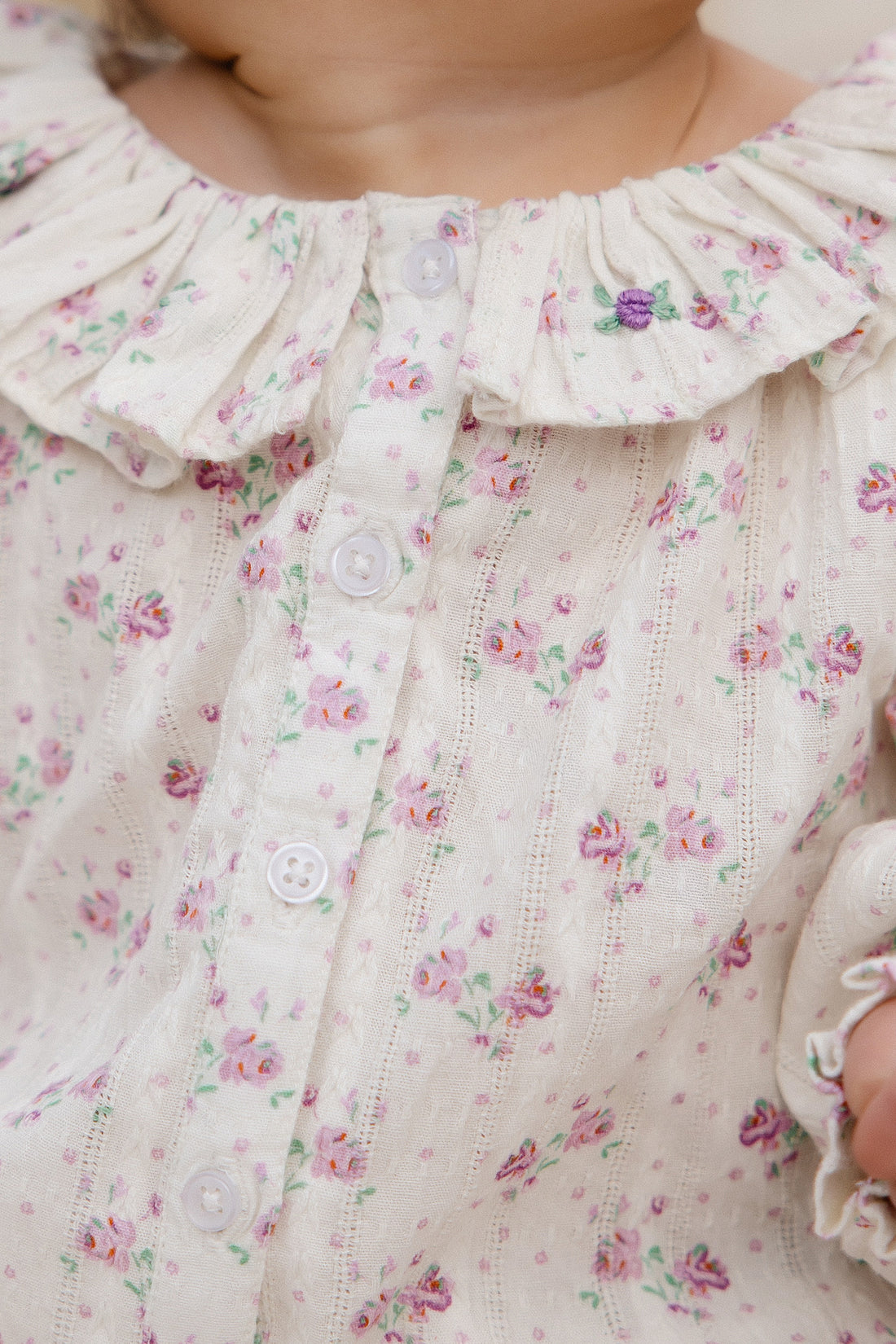 Organic Cotton Beatrice Top - Molly Lilac Childrens Top from Jamie Kay NZ