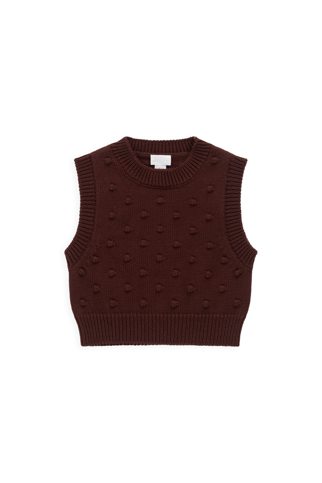 Albie Vest - Chocolate Chip Childrens Vest from Jamie Kay NZ