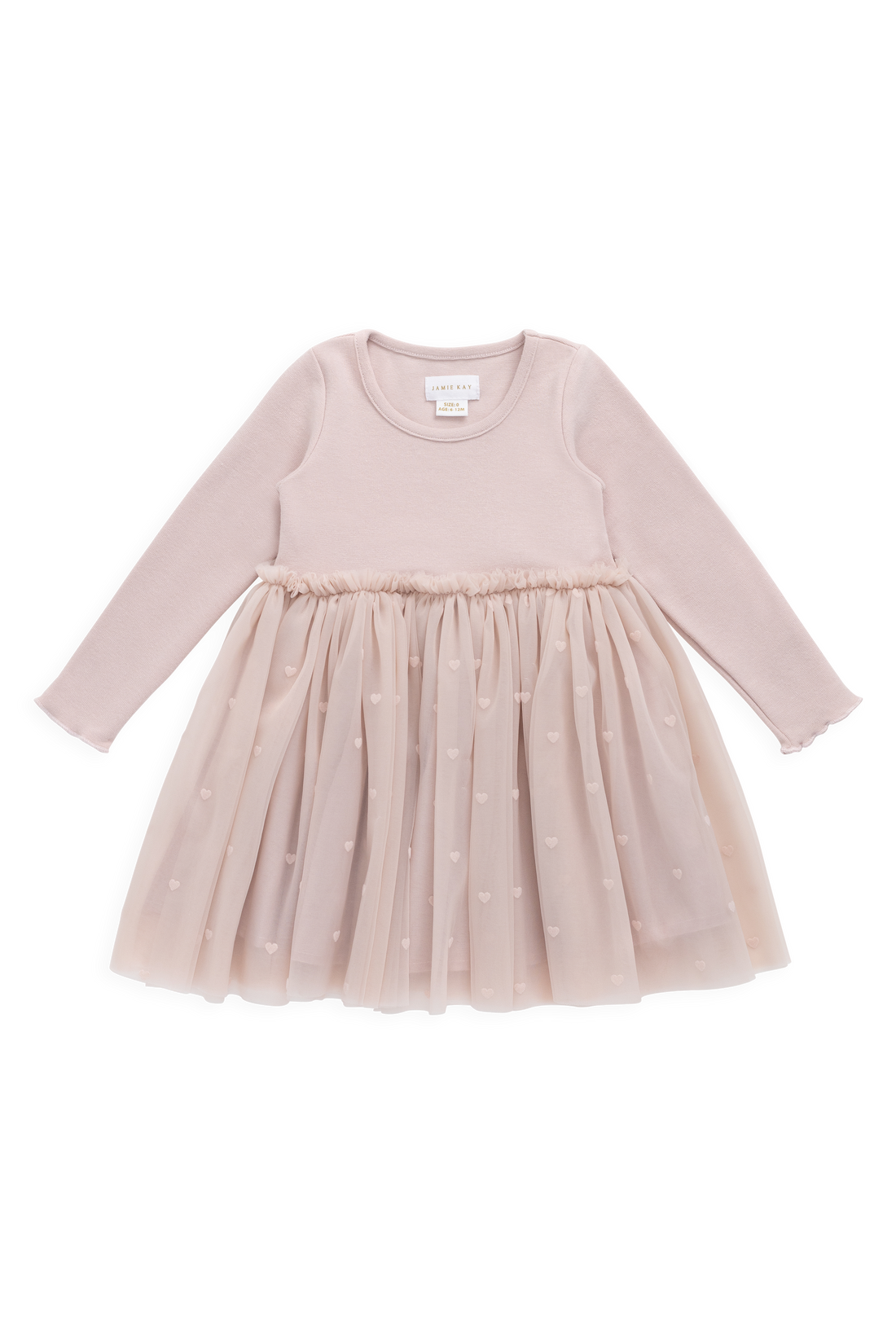 Anna Tulle Dress - Petite Heart Rosie Childrens Dress from Jamie Kay NZ