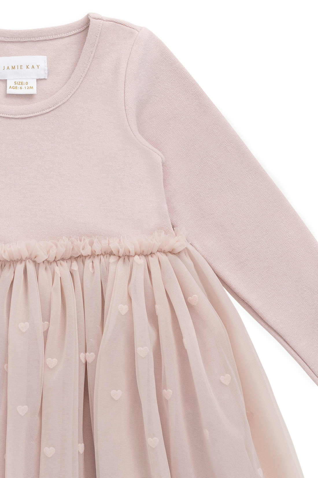Anna Tulle Dress - Petite Heart Rosie Childrens Dress from Jamie Kay NZ