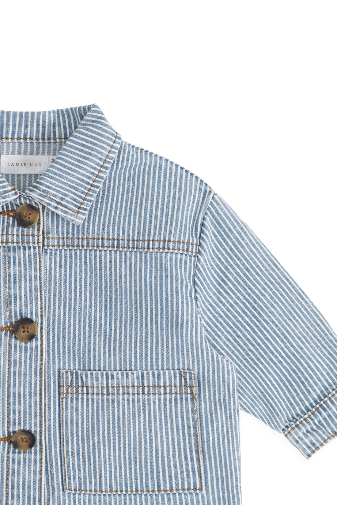 Axel Jacket - Holiday Stripe Childrens Jacket from Jamie Kay NZ