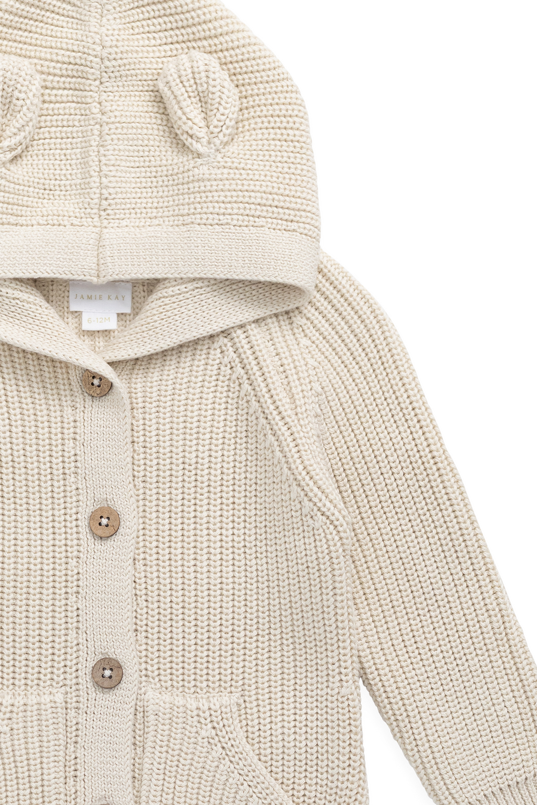Bear Knit Onepiece - Vanilla Childrens Onepiece from Jamie Kay NZ
