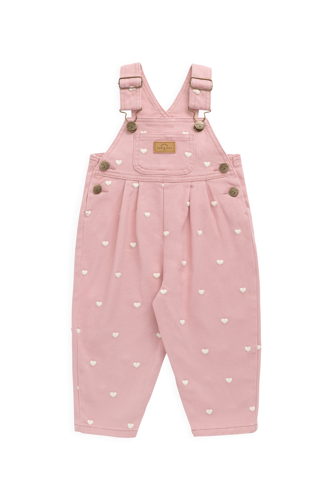 Blair Overall - Petite Heart Rose Childrens Overall from Jamie Kay NZ