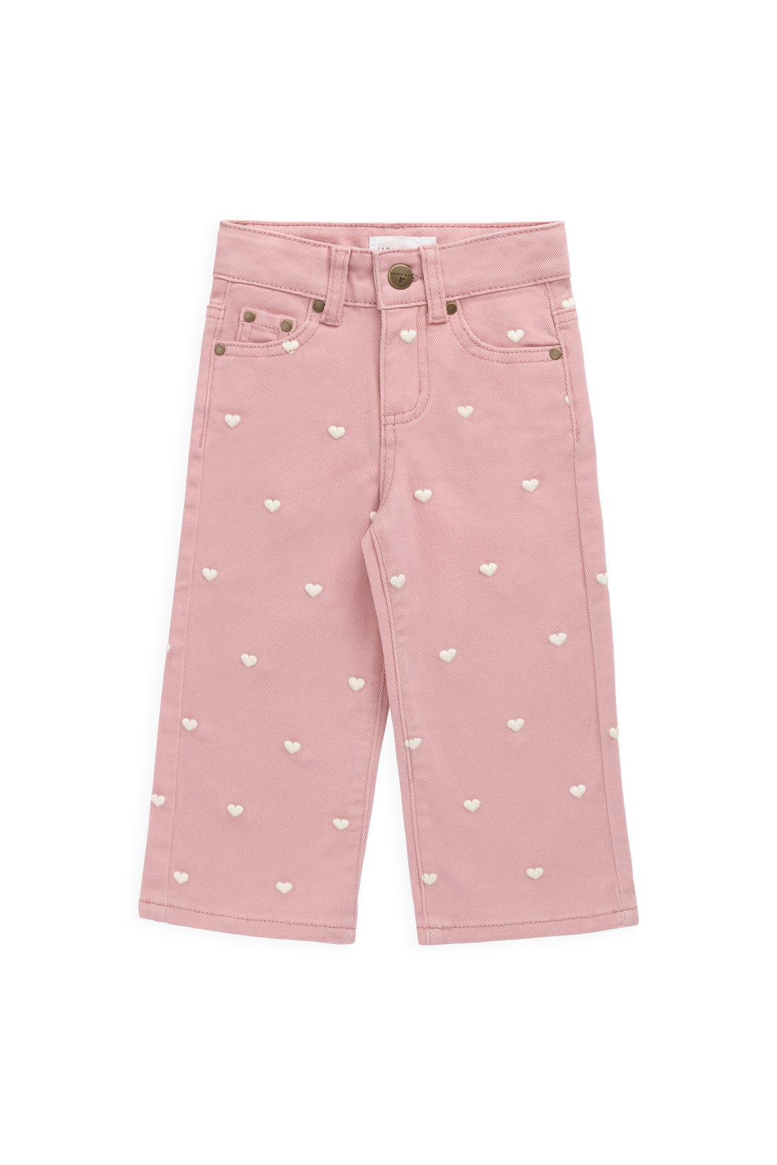 Blair Pant - Petite Heart Rose Childrens Pant from Jamie Kay NZ