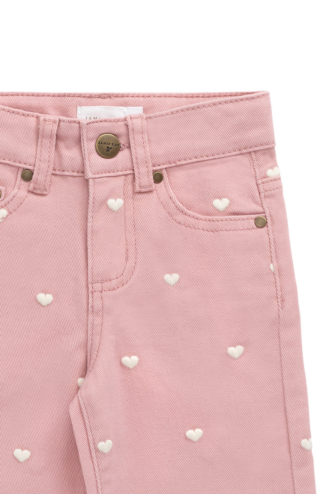 Blair Pant - Petite Heart Rose Childrens Pant from Jamie Kay NZ