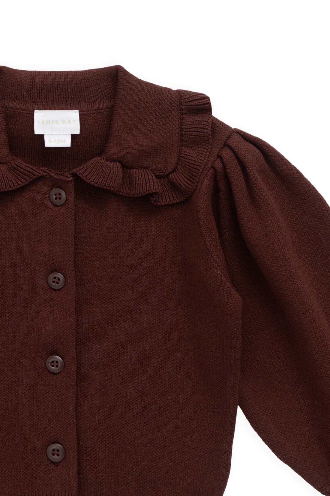 Bonnie Cardigan - Chocolate Chip Childrens Cardigan from Jamie Kay NZ