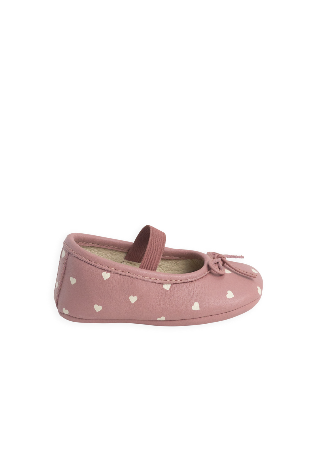 Bowie Baby Ballerinas - Petite Heart Rose Childrens Footwear from Jamie Kay NZ
