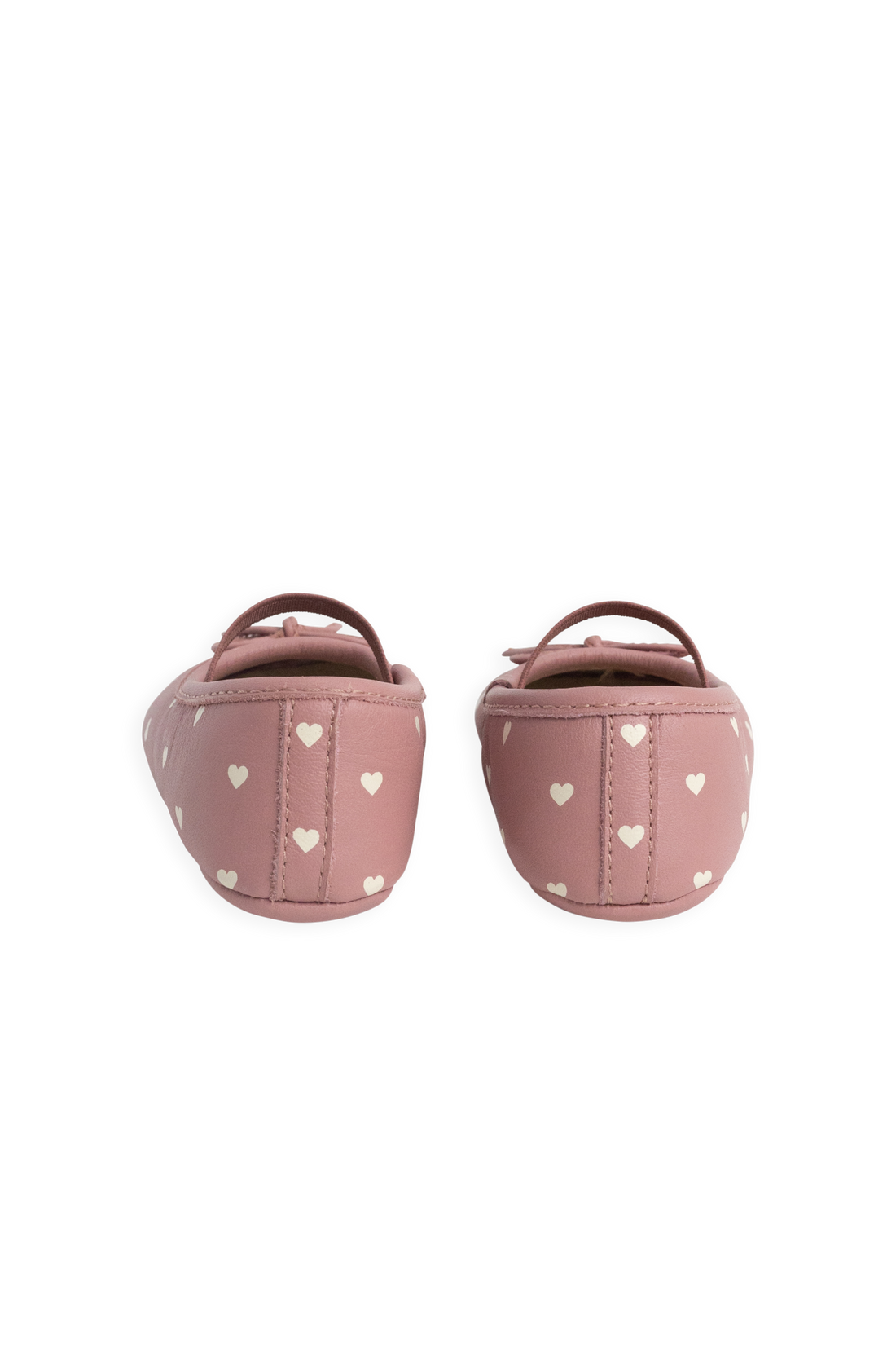 Bowie Baby Ballerinas - Petite Heart Rose Childrens Footwear from Jamie Kay NZ