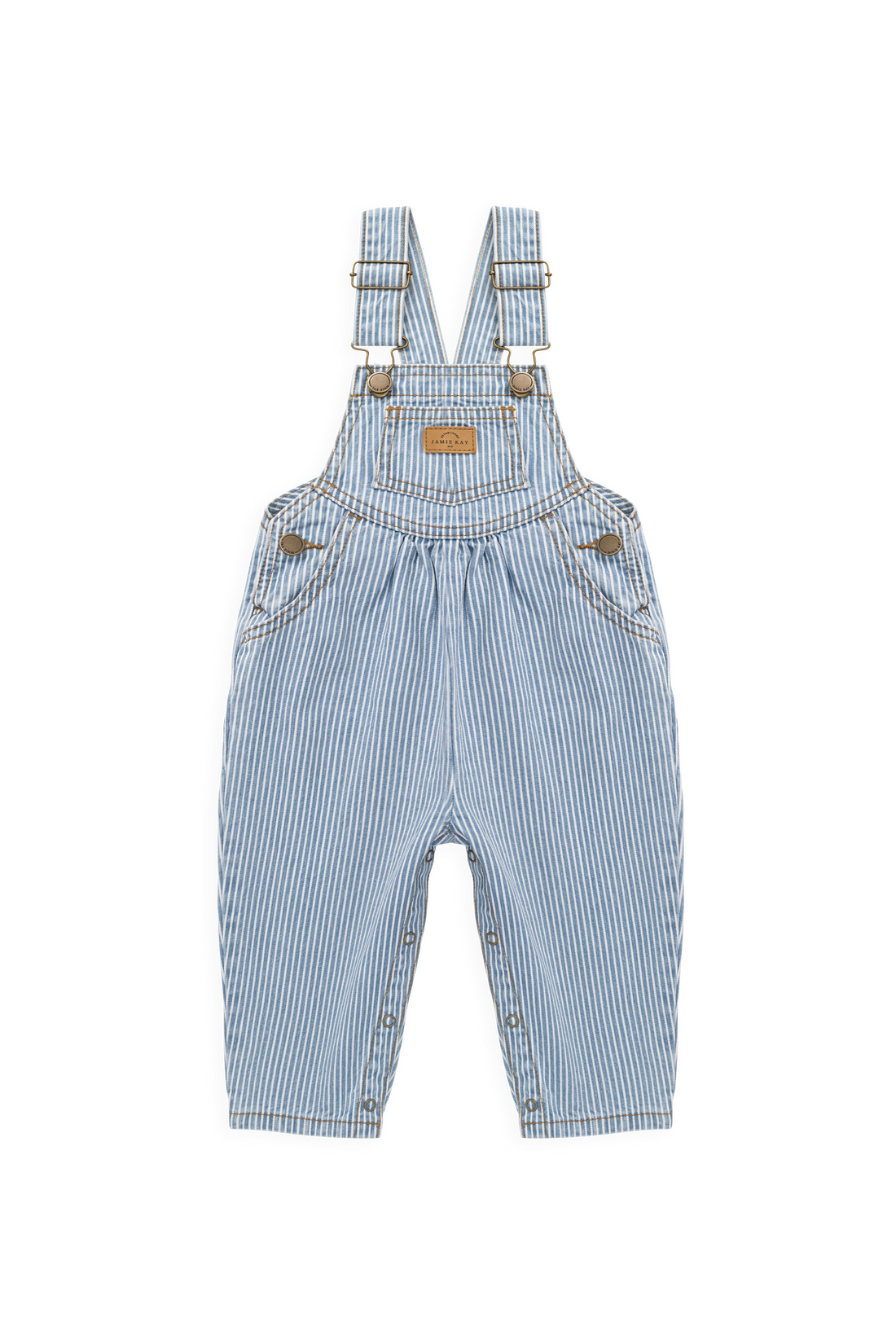 Cecil Overall - Holiday Stripe Childrens Overall from Jamie Kay NZ