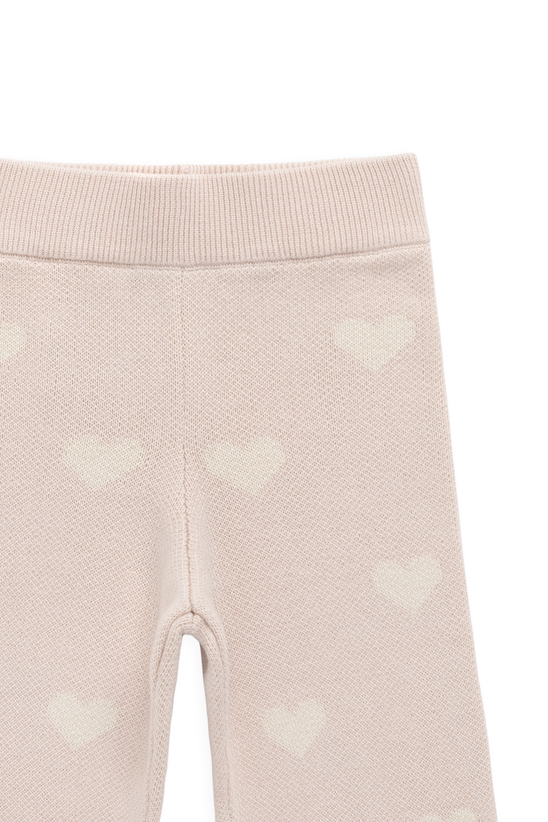 Kayla Pant - Kylie Heart Jacquard Morganite Childrens Pant from Jamie Kay NZ