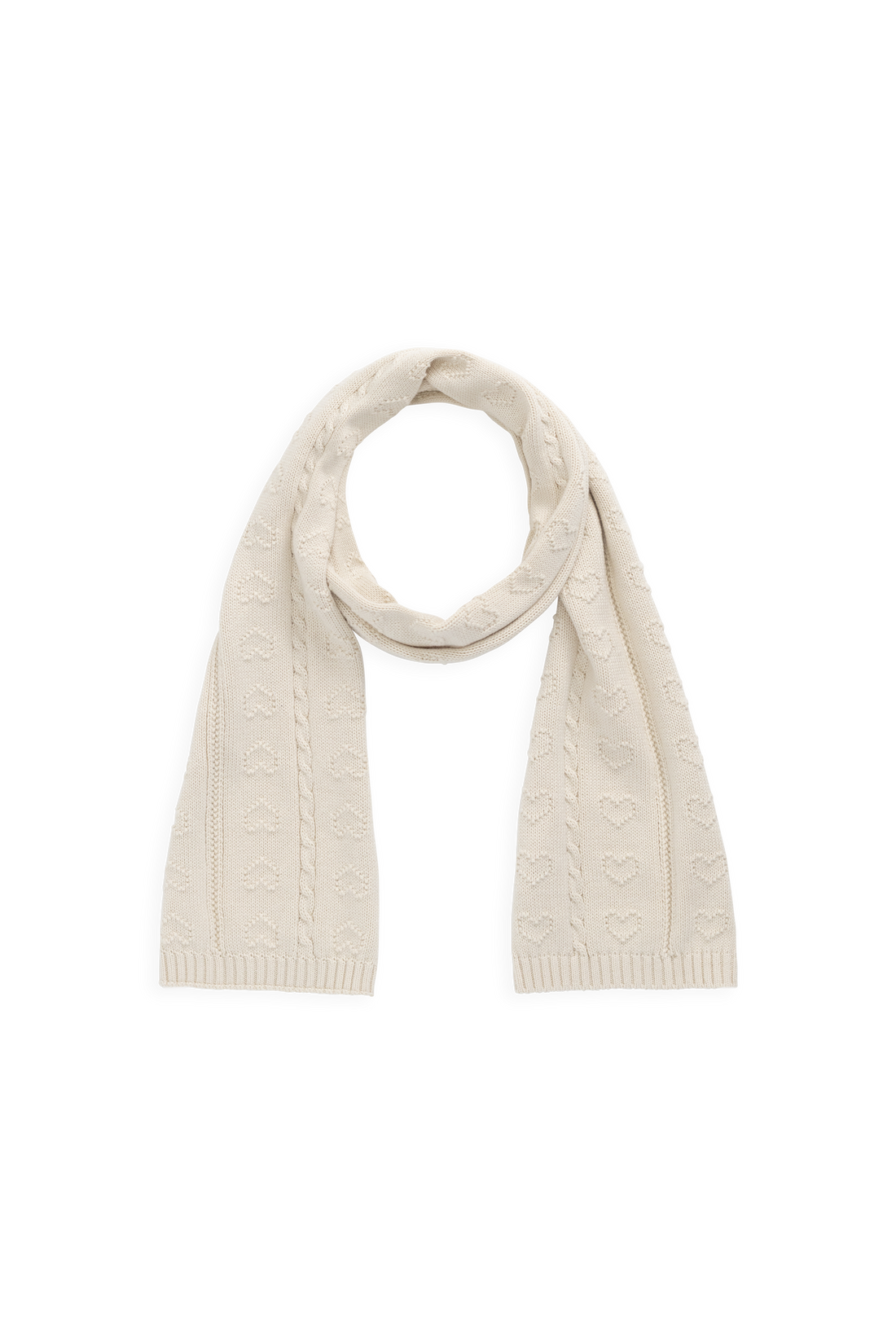 Lindsay Scarf - Vanilla Childrens Scarf from Jamie Kay NZ