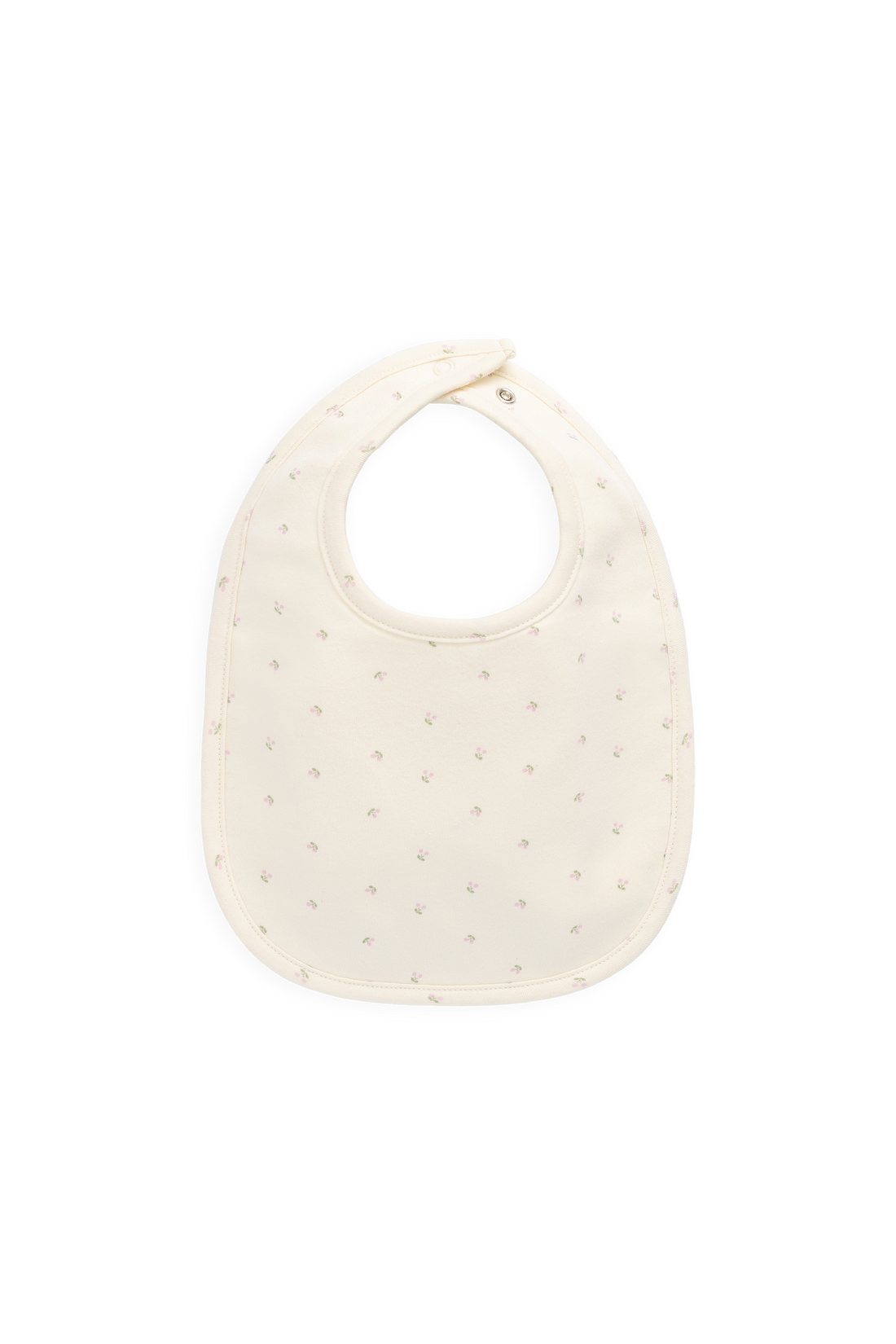 Organic Cotton Bib - Ditsy Cherries Childrens Bib from Jamie Kay NZ