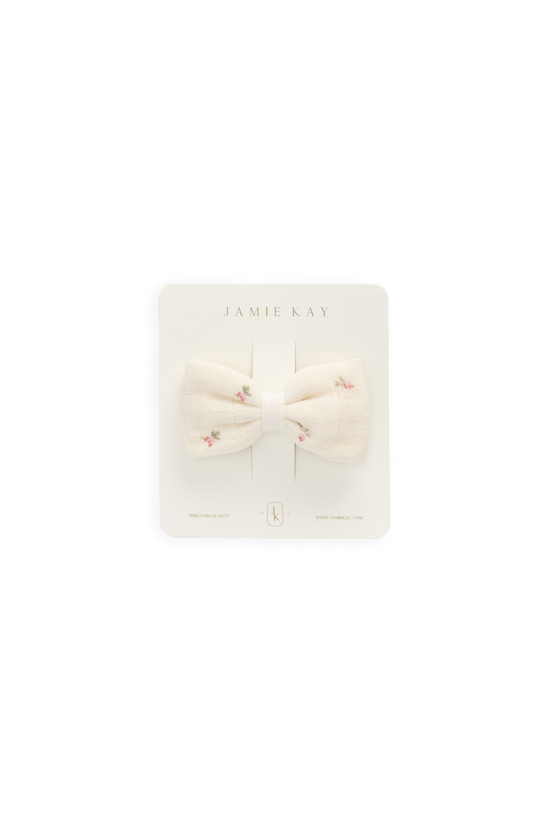Organic Cotton Desiree Bow - Willow Rose Childrens Bow from Jamie Kay NZ