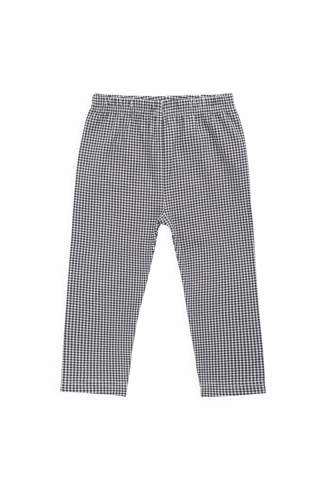 Organic Cotton Everyday Legging - Dash Gingham Navy Childrens Legging from Jamie Kay NZ