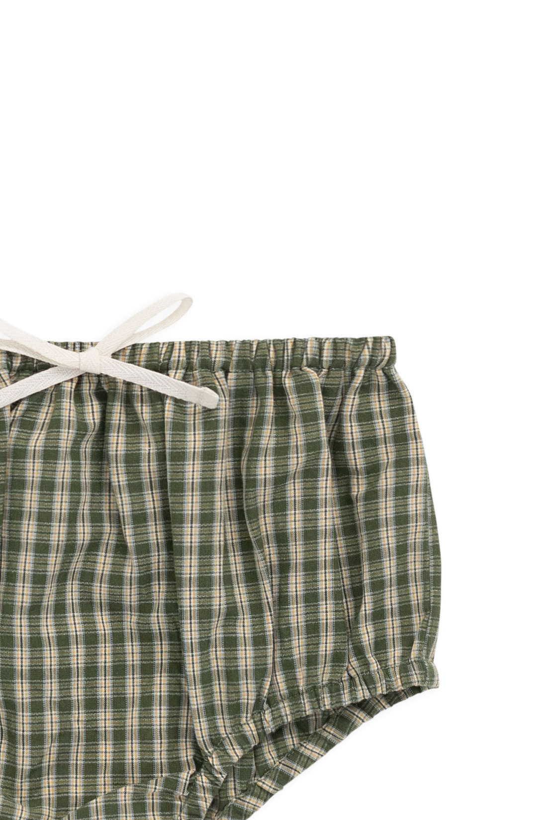 Organic Cotton Gabriel Bloomer - Ravine Check Childrens Bloomer from Jamie Kay NZ