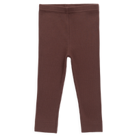 Organic Cotton Modal Legging - Burnt Cinnamon Childrens Legging from Jamie Kay NZ