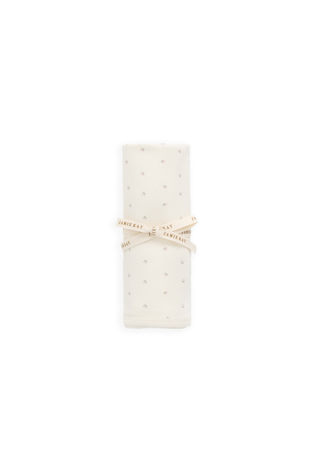 Organic Cotton Murphy Wrap - Ditsy Cherries Childrens Blanket from Jamie Kay NZ