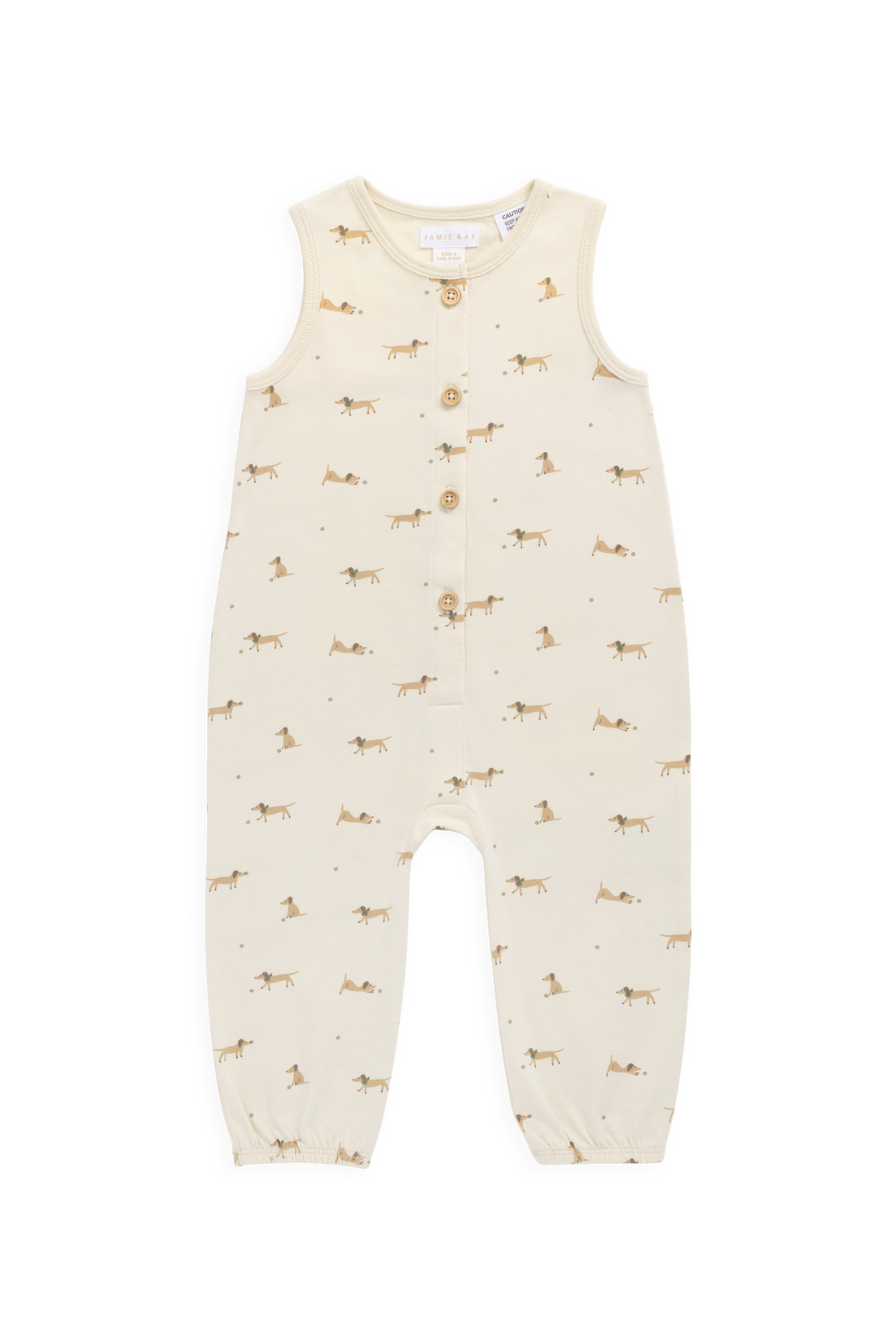 Organic Cotton Rupert Onepiece - Play Ball Cassava Childrens Onepiece from Jamie Kay NZ